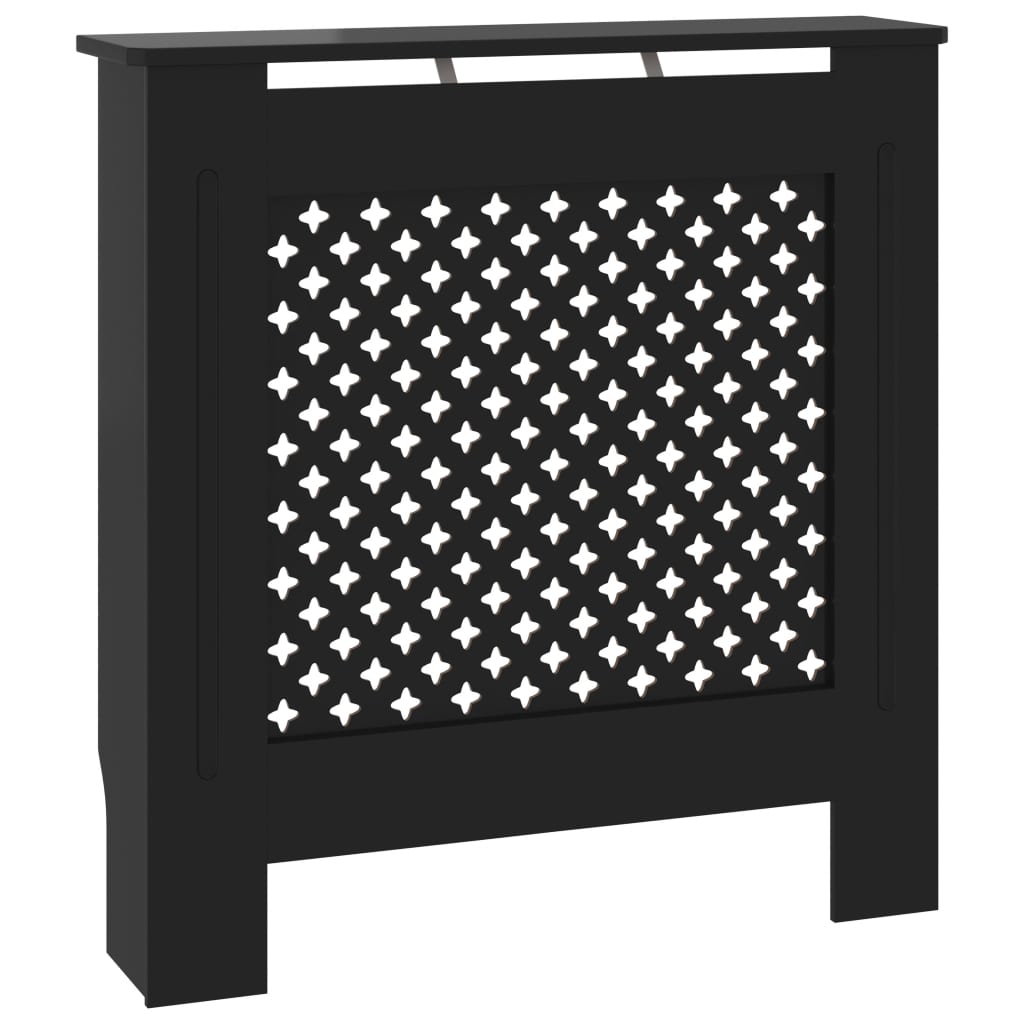 Cache-radiateur，Enjoliveur de radiateur，Habillage de radiateur MDF Noir ...