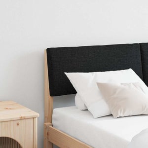 Tête de lit capitonnée Noir 180 cm Pin massif vidaXL | Leroy Merlin
