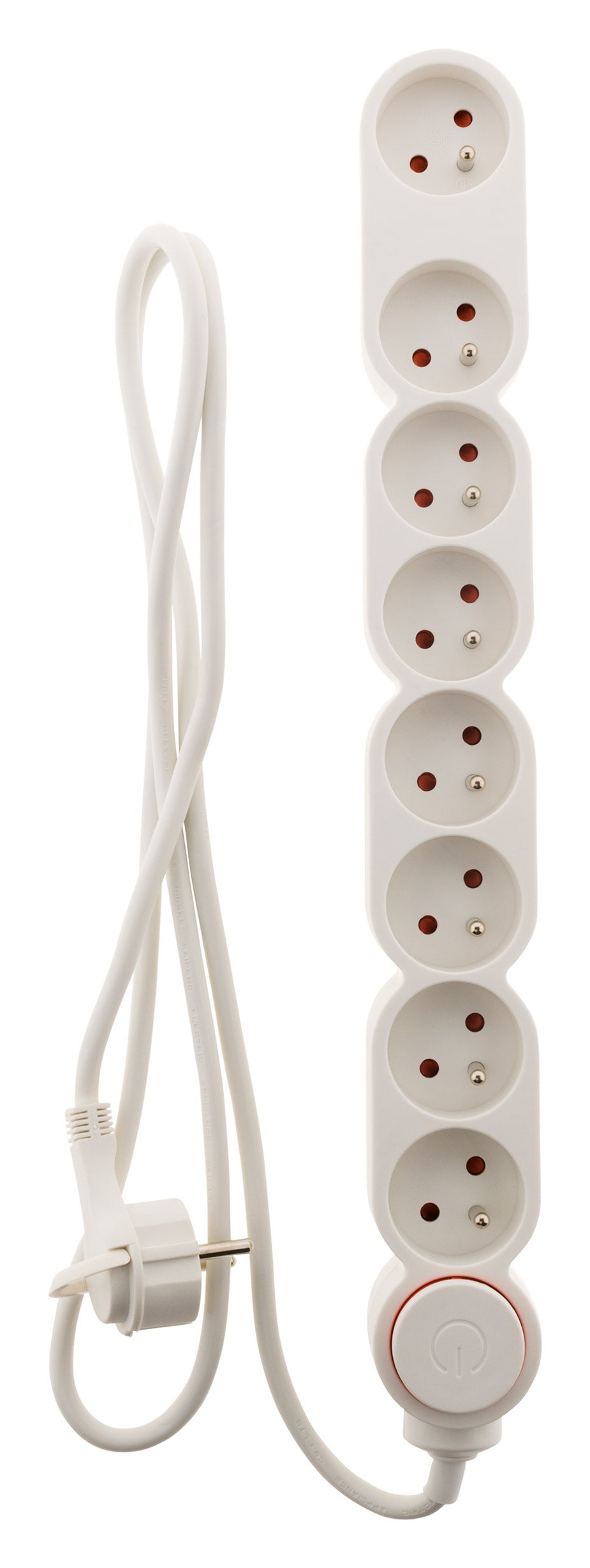 Bloc Home 8 prises 16A 2P+T câble 1,5m - Blanc - Zenitech - 3