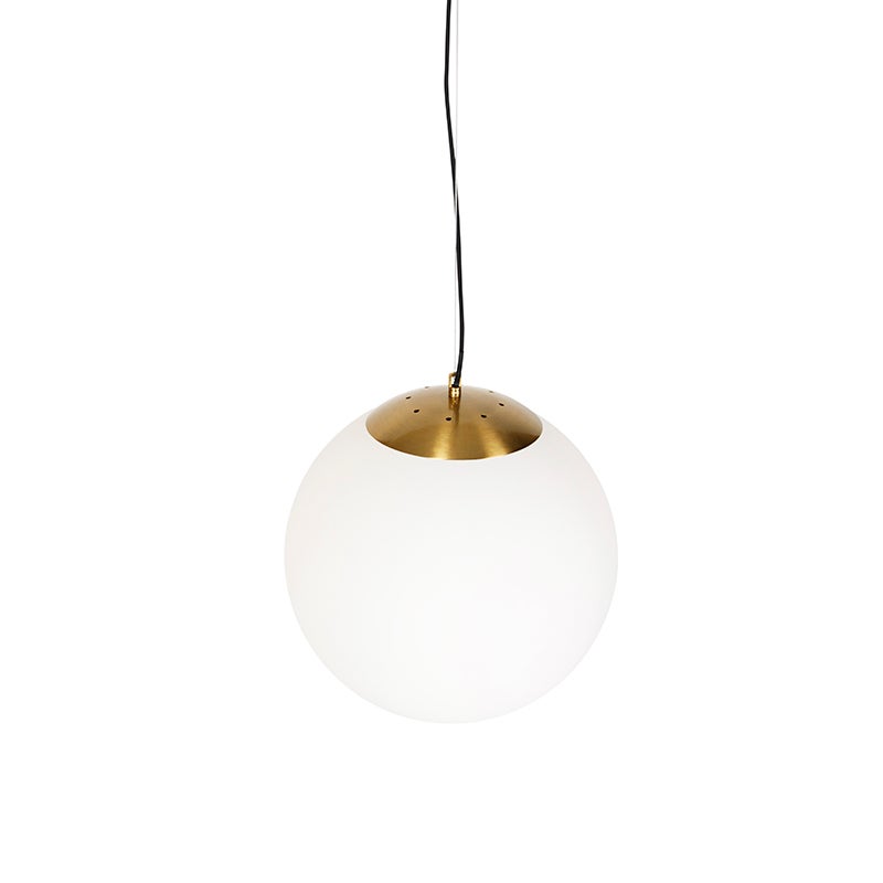 Lampada a sospensione scandinava smart oro con vetro opale 40cm incl. WiFi A60 - Ball 40 - 7