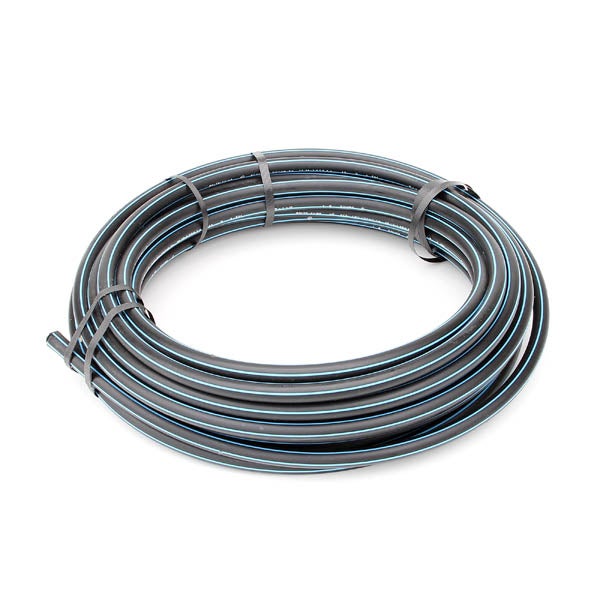 Tuyau SR-HD PE 100 N-F bande bleu 25bar-Ø20x3,0-25,00ml