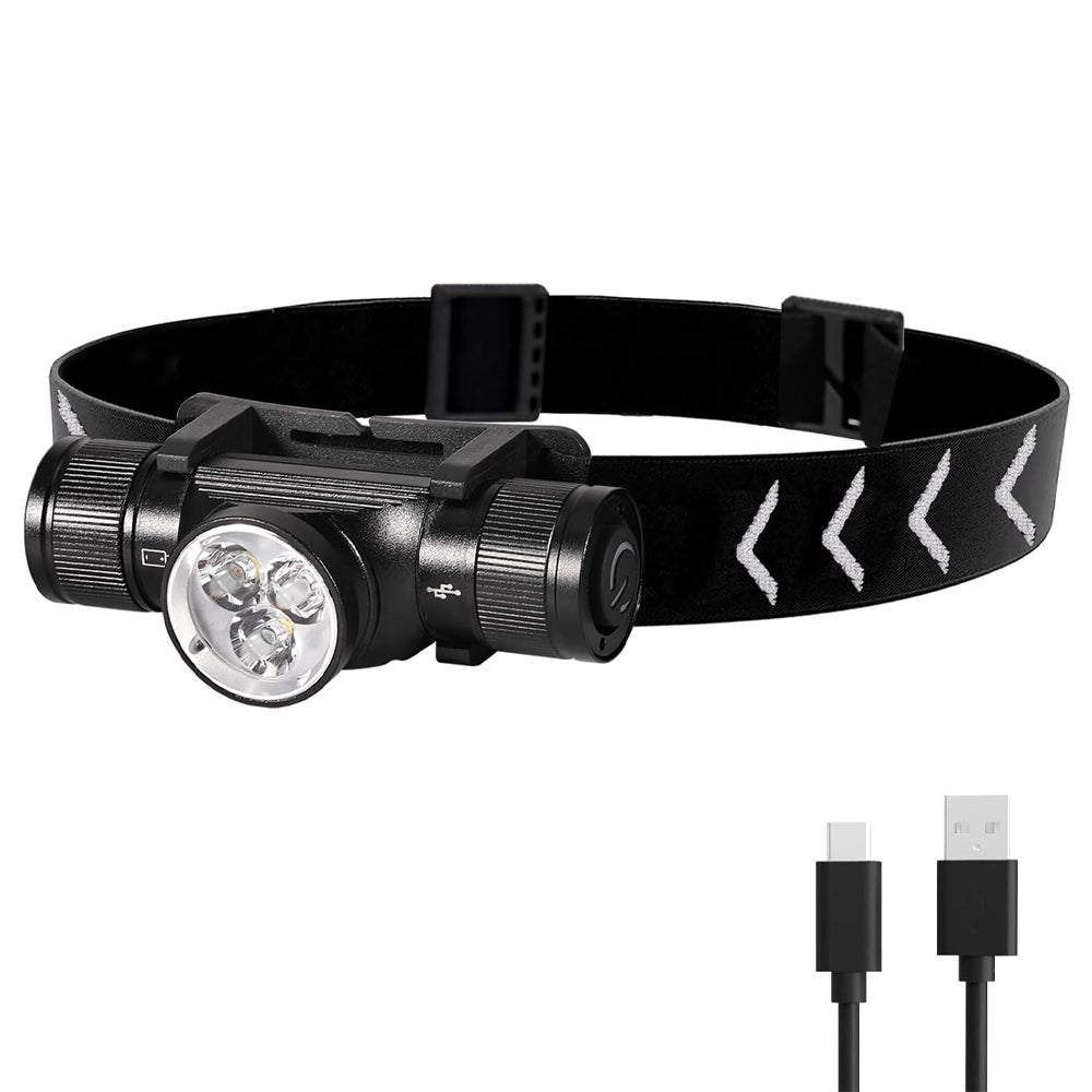 Eclairage Avant LED Ultra Puissant Lampe Velo Rechargeable USB Lumiere VTT Trott