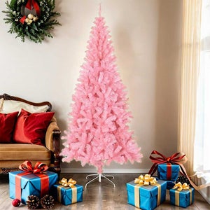Unico Design Albero Di Natale Artificiale Con Supporto Rosa 180 Cm PVC Magnifico It Rosa68578 76537323