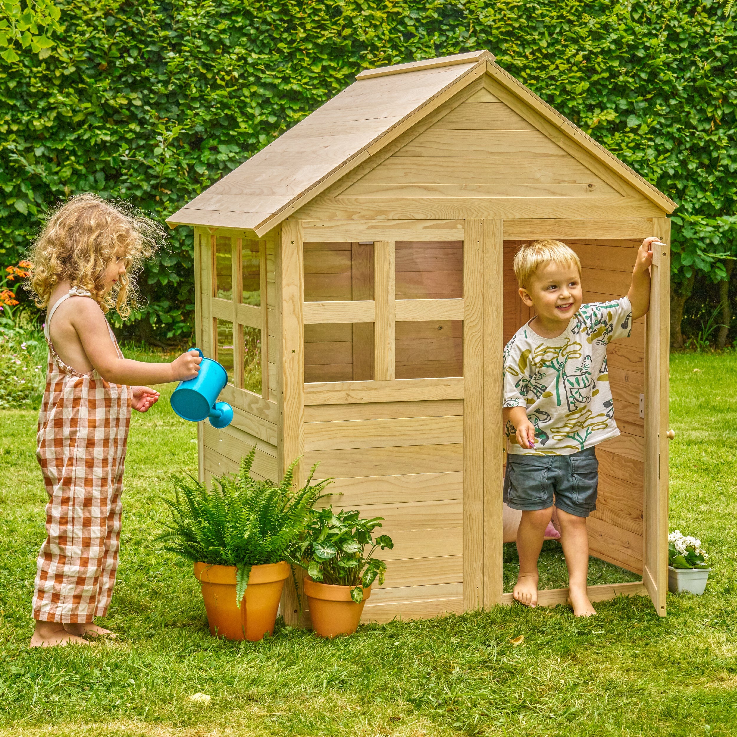 Maisonnette cabane enfant BOUTON D'OR COTTAGE en bois FSC® - 2