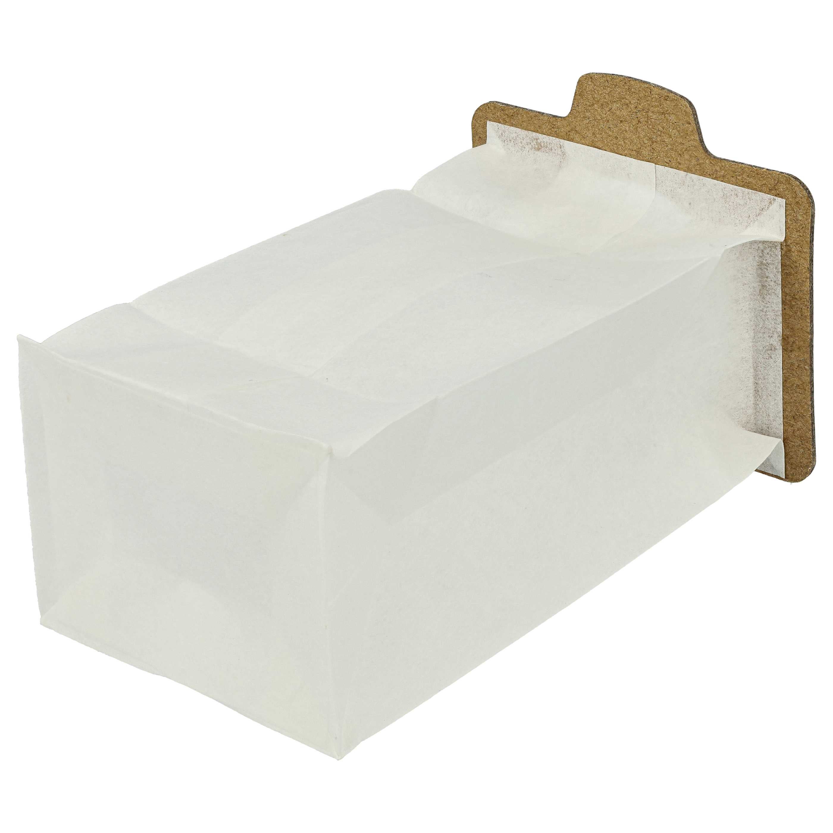 vhbw 5x Sacs compatible avec Makita BCL180ZW, CL102, CL102D, CL072, CL072D, BCL182 aspirateur - papier, 11,8cm x 6cm, bleu clair - 4