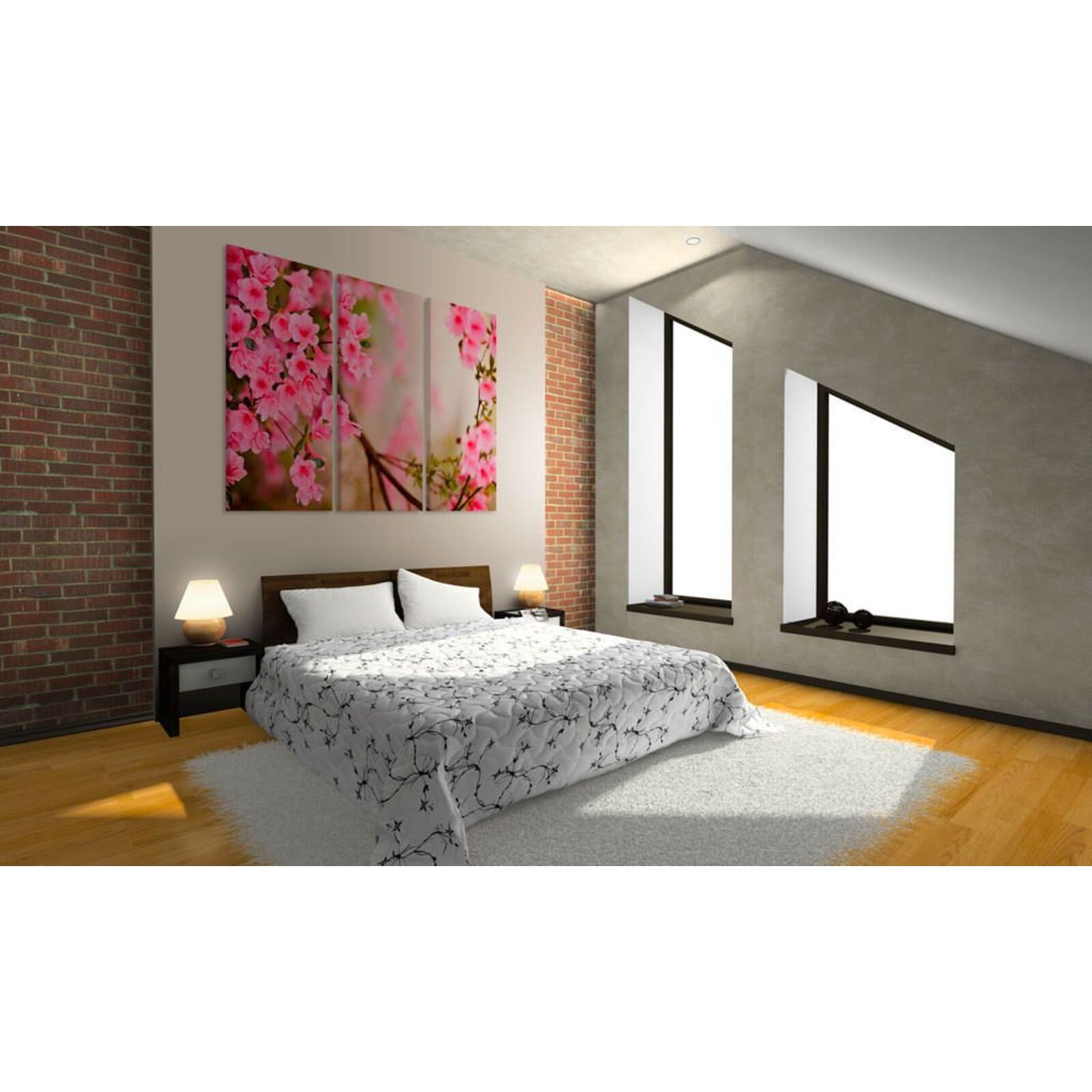 Tableau fleur de cerisier - 60 x 40 cm - 2