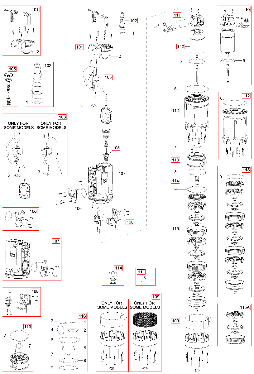 Pompe de puits avec système de contrôle électronique DIVERTRON 900-M - 5