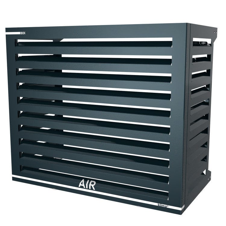 Copertura Per Aria Condizionata Esterna DICAPA - 90x55x30 Cm, Impermeabile | Nero - Foto 8