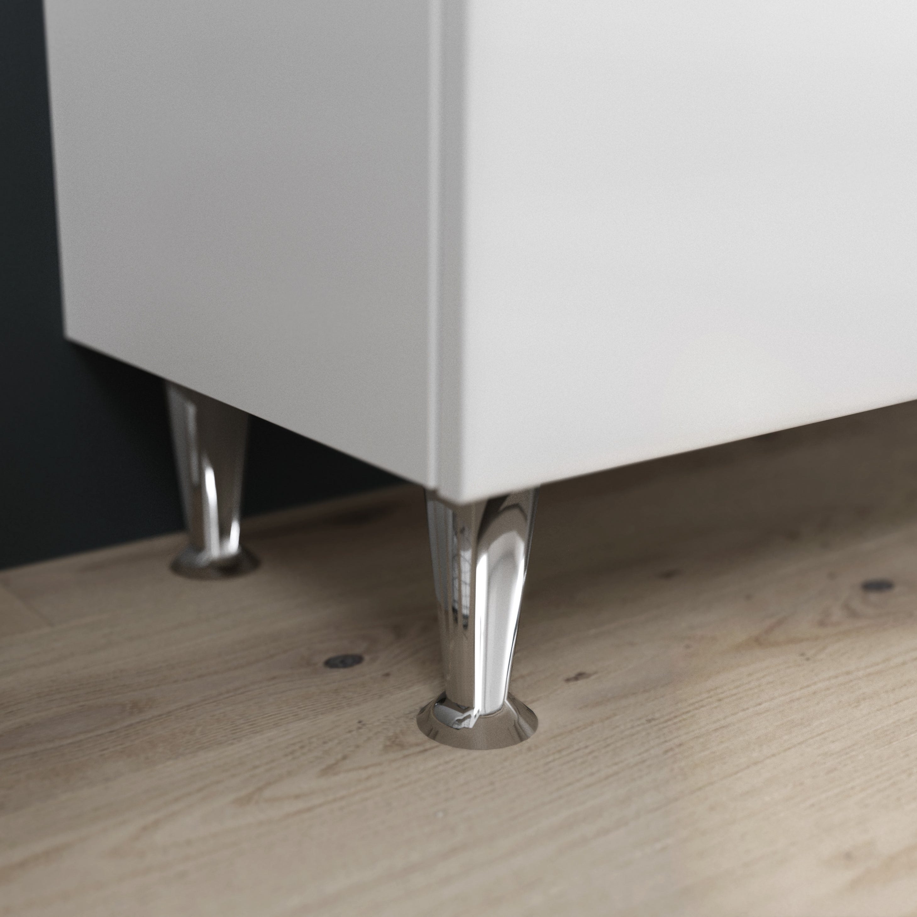 Meuble salle de bain 105 cm classique avec lavabo et miroir | Easy - 6