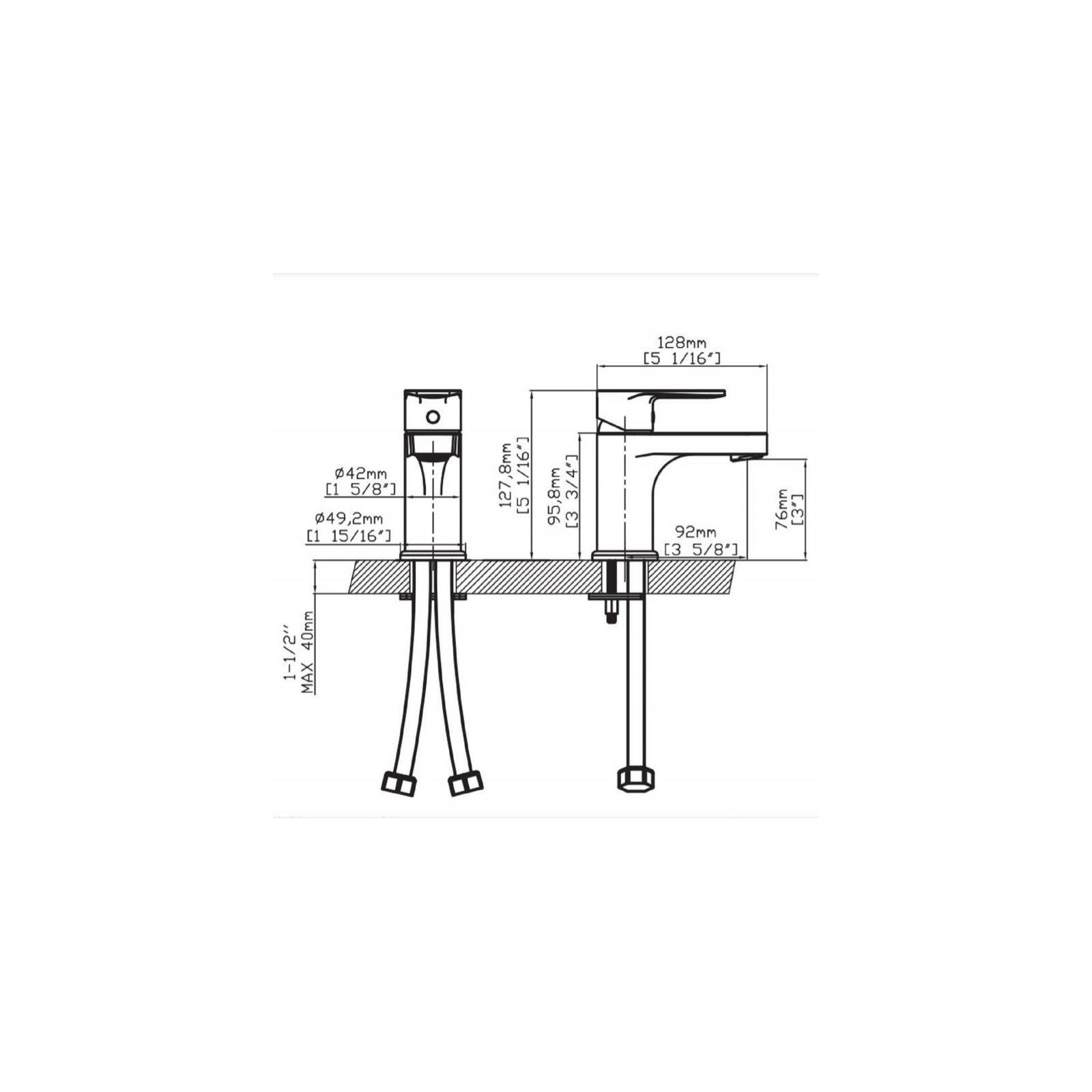 Robinet lave-mains - Mitigeur eau chaude et eau froide GRIFO - 3