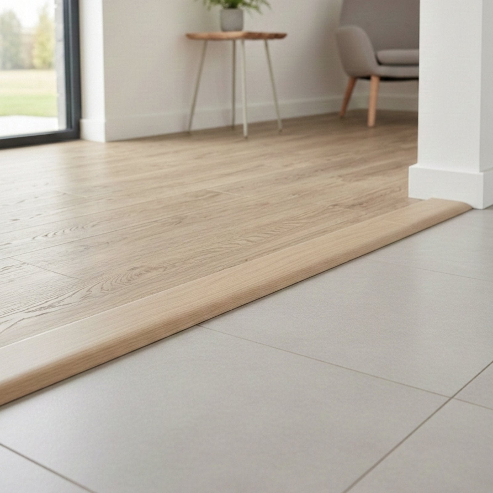 Perfil de umbral PVC Roble Duna 80 cm | Reductor | ISOVEX | Leroy Merlin