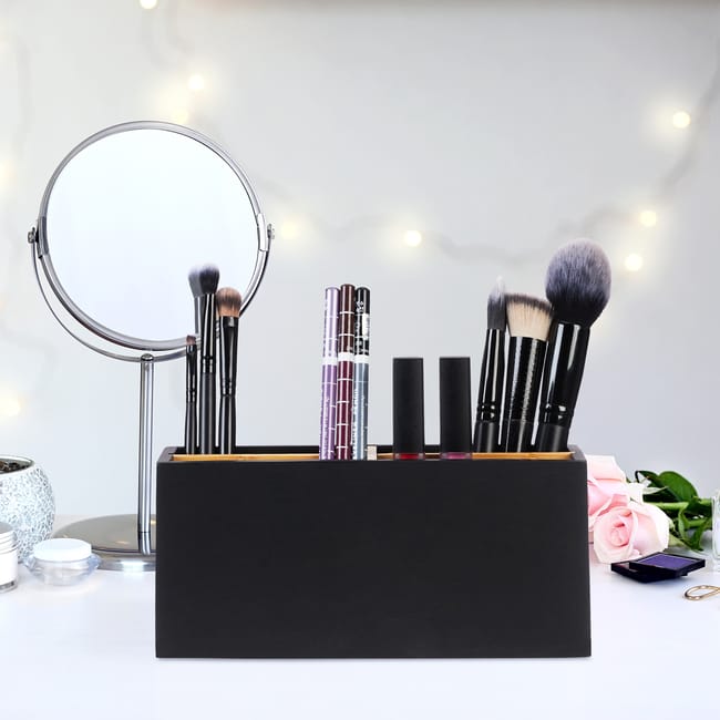 Relaxdays Organizer Per Trucchi, Organizzatore Make Up Con 18 Scomparti