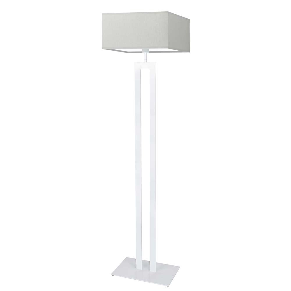 Lampa stojąca podłogowa z abażurem kwadrat MONO