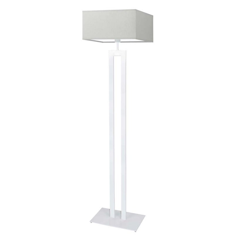 Lampa stojąca podłogowa z abażurem kwadrat MONO