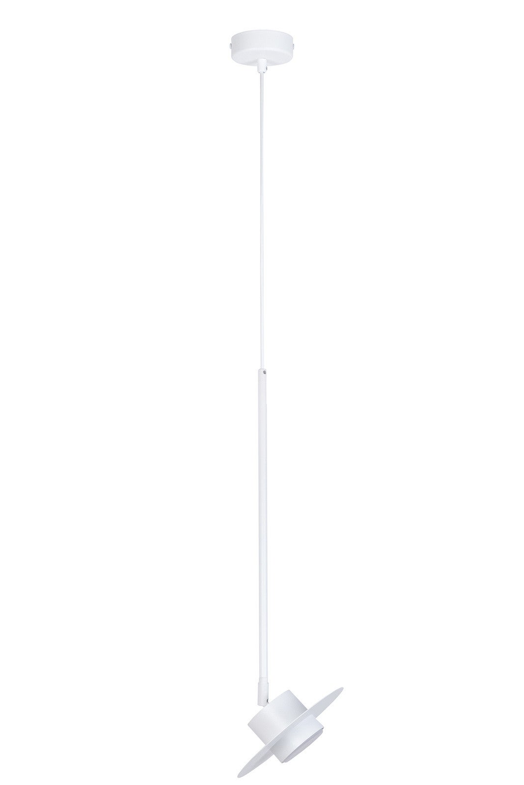 Lampa wisząca Charlie biała 1xGX53x12W minimalistyczna wym: 150 x 20 x 20 cm metal SIGMA