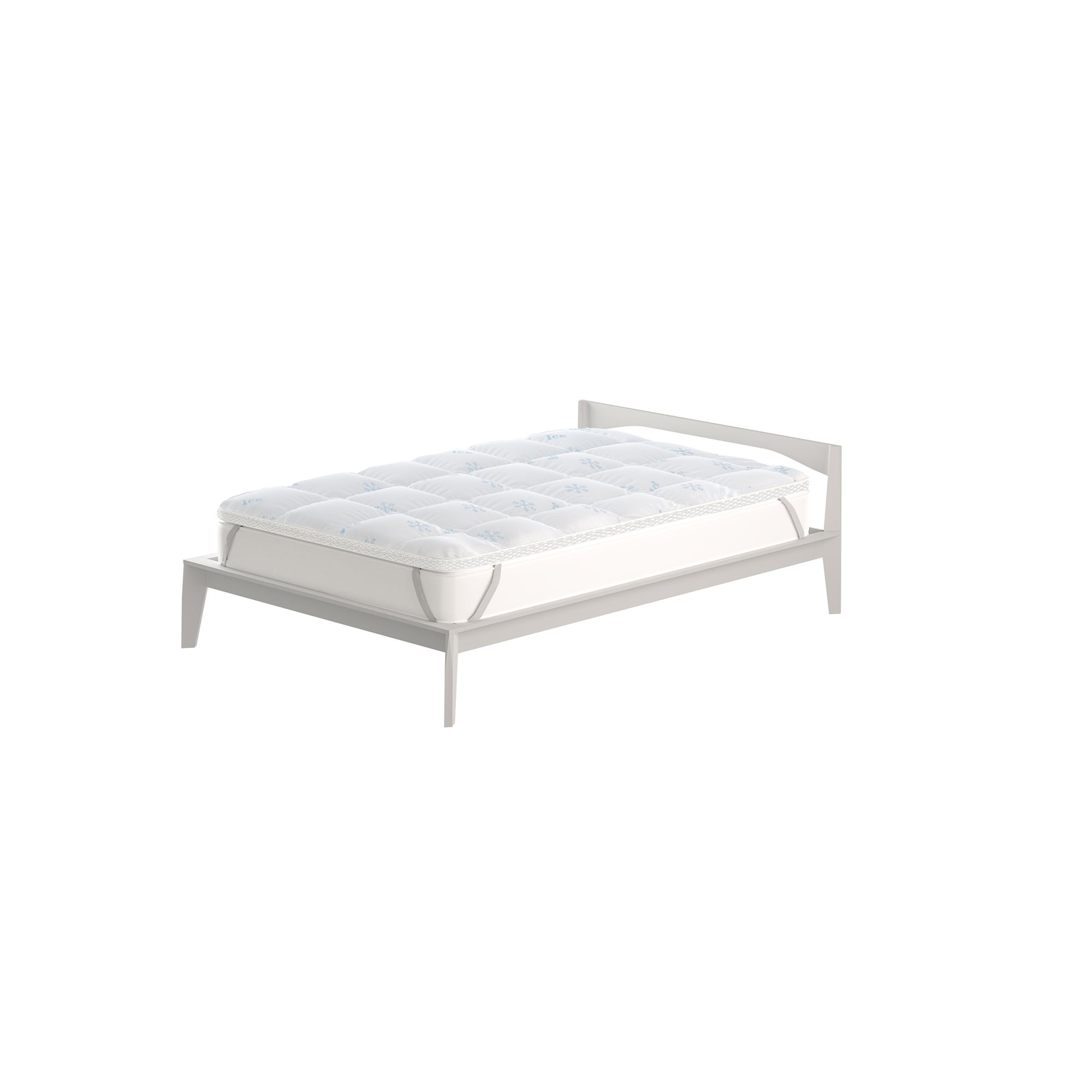 SUR-MATELAS ICE RÉFRIGÉRANT/CHAUFFANT AVEC ÉLASTIQUE, SOUFFLET 3 CM, 1 PLACE 80x195 cm - 3