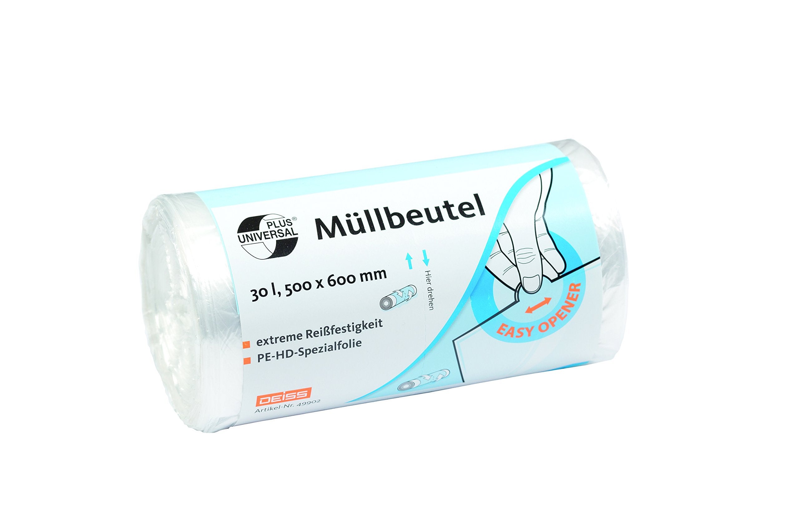 Sacchetti Per Spazzatura DEISS Universal Plus 30L - Confezione Da 100 Pezzi - Foto 13