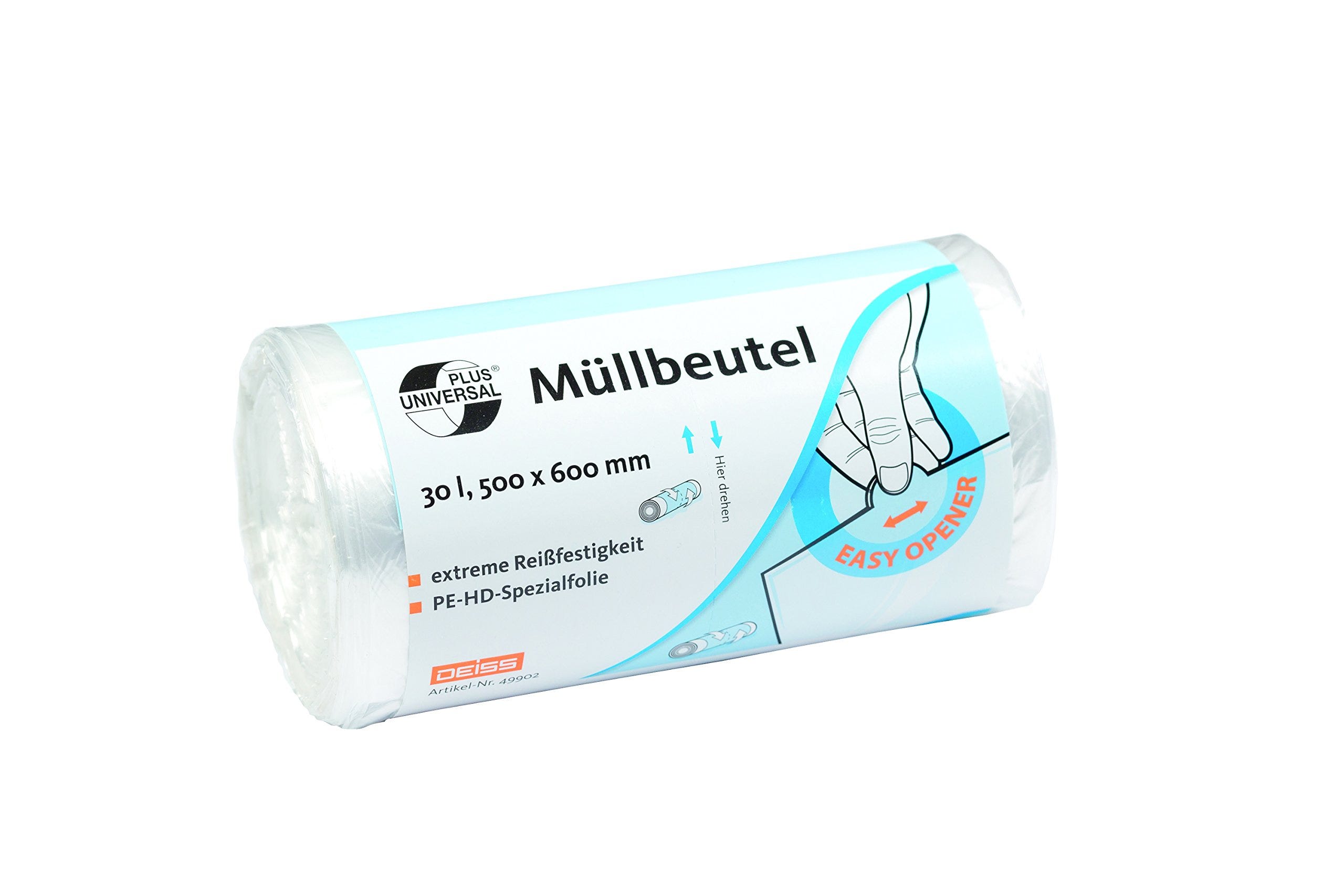 Sacchetti Per Spazzatura DEISS Universal Plus 30L - Confezione Da 100 Pezzi - Foto 13