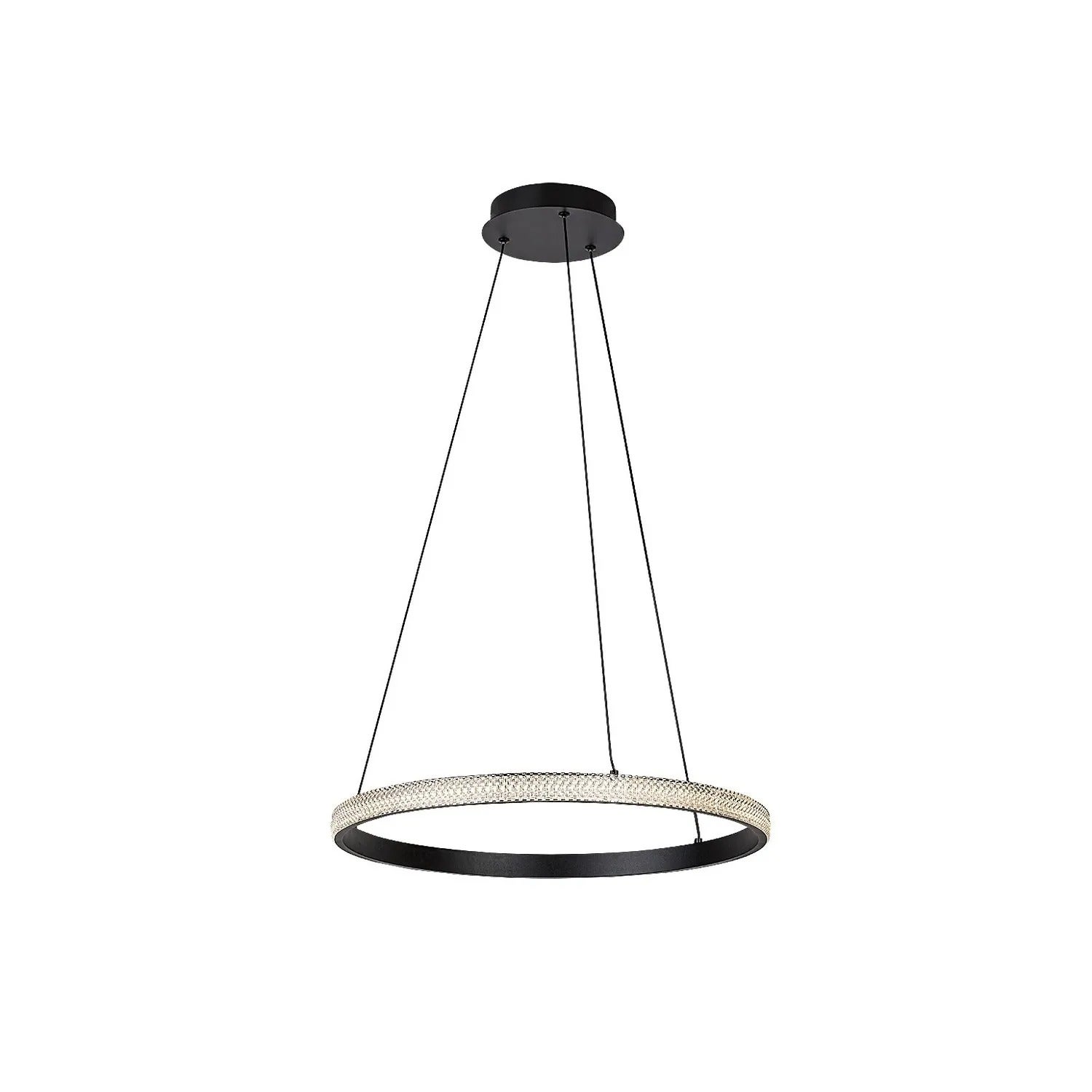 Lampa wisząca LED GRETE 32W Ciepła biel 2150lm akryl czarno-biała wym:150x50x50cm IP20 Rabalux