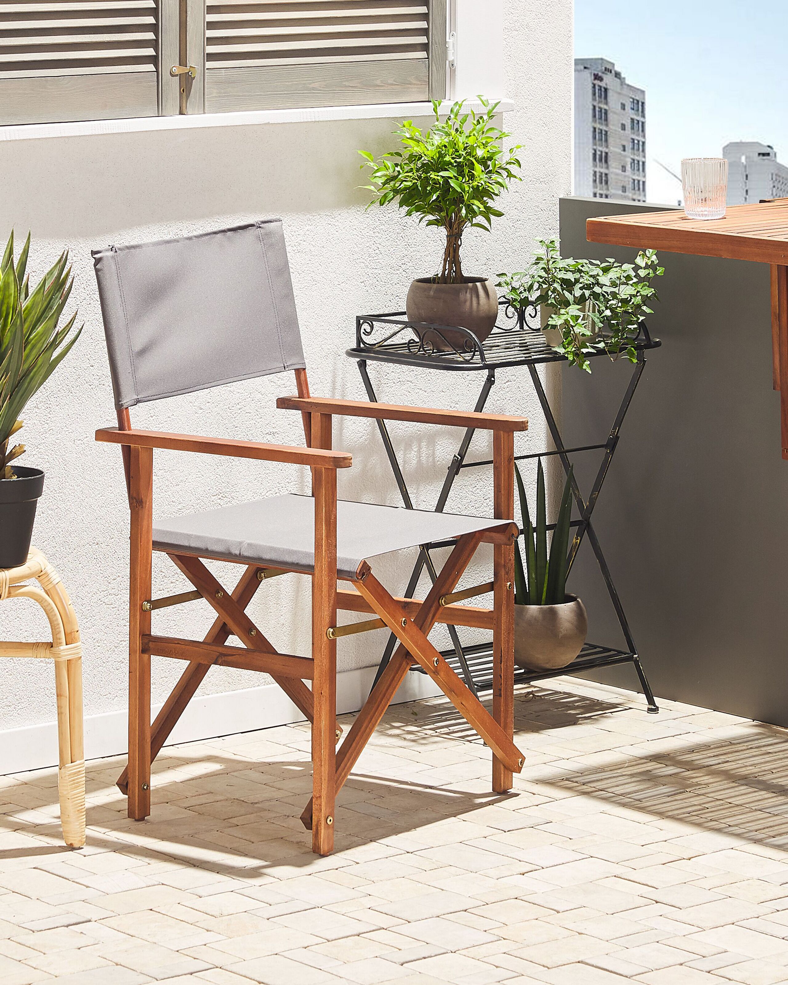 Set di 2 sedie da giardino CINE Legno d'acacia Verde chiaro - 4