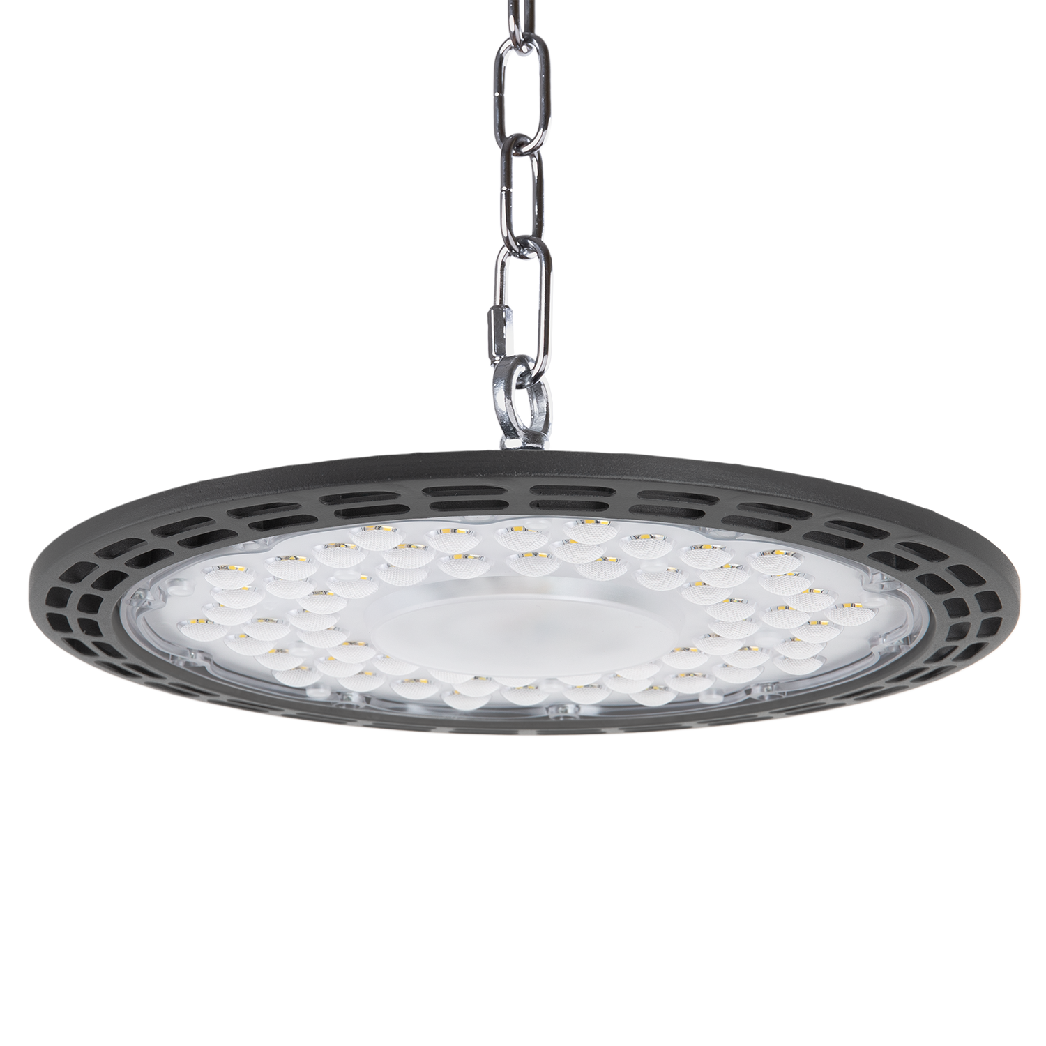 Lampada Industriale UFO LED High Bay SUNYDEAL, 300W/500W, Luce Fredda 6500K, IP54/IP66, Per Capannoni E Officine.
