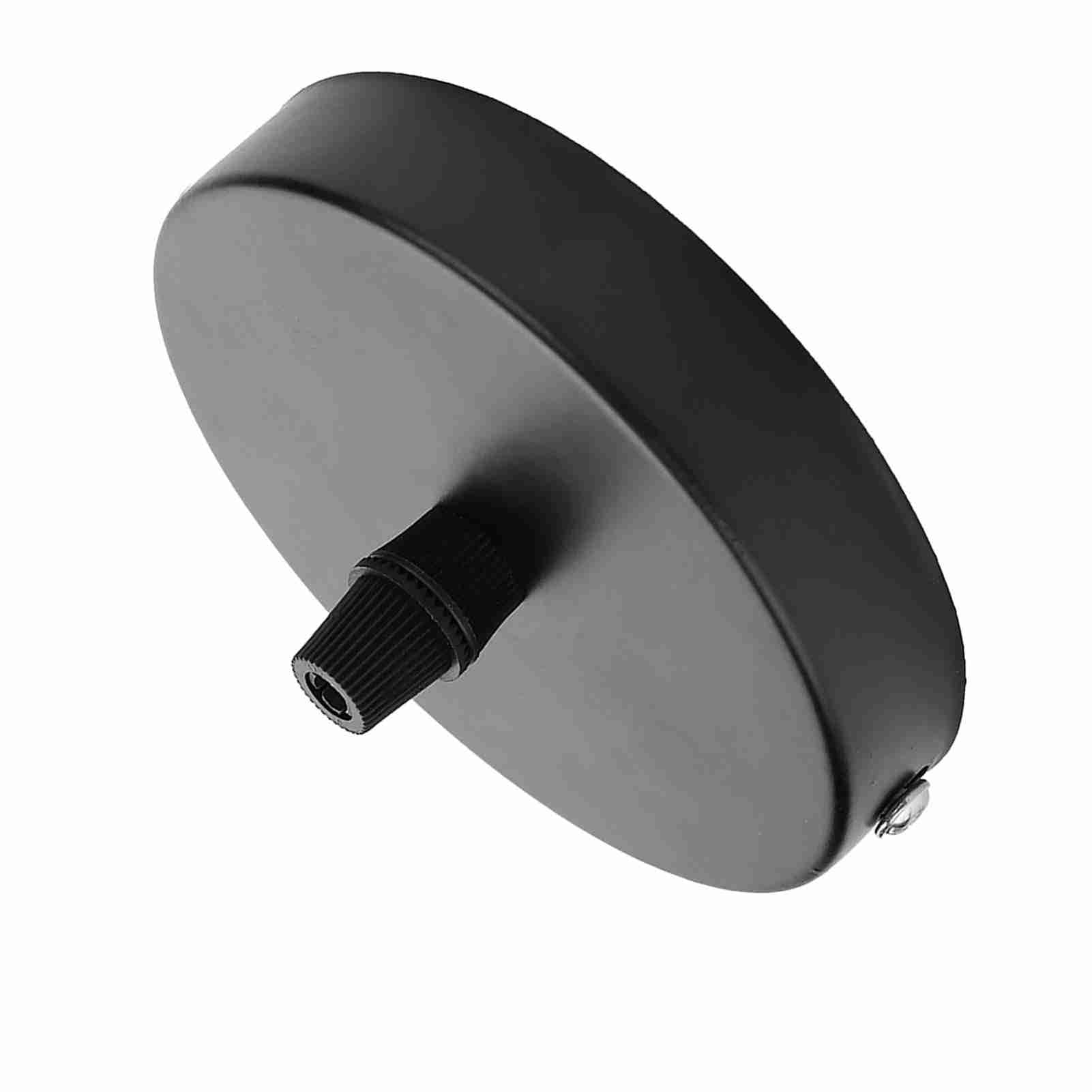 Support De Lampe Vintage E26/E27 - Plafonnier En Céramique Et Aluminium Noir - 220-250V - Pour Ampoules à Vis