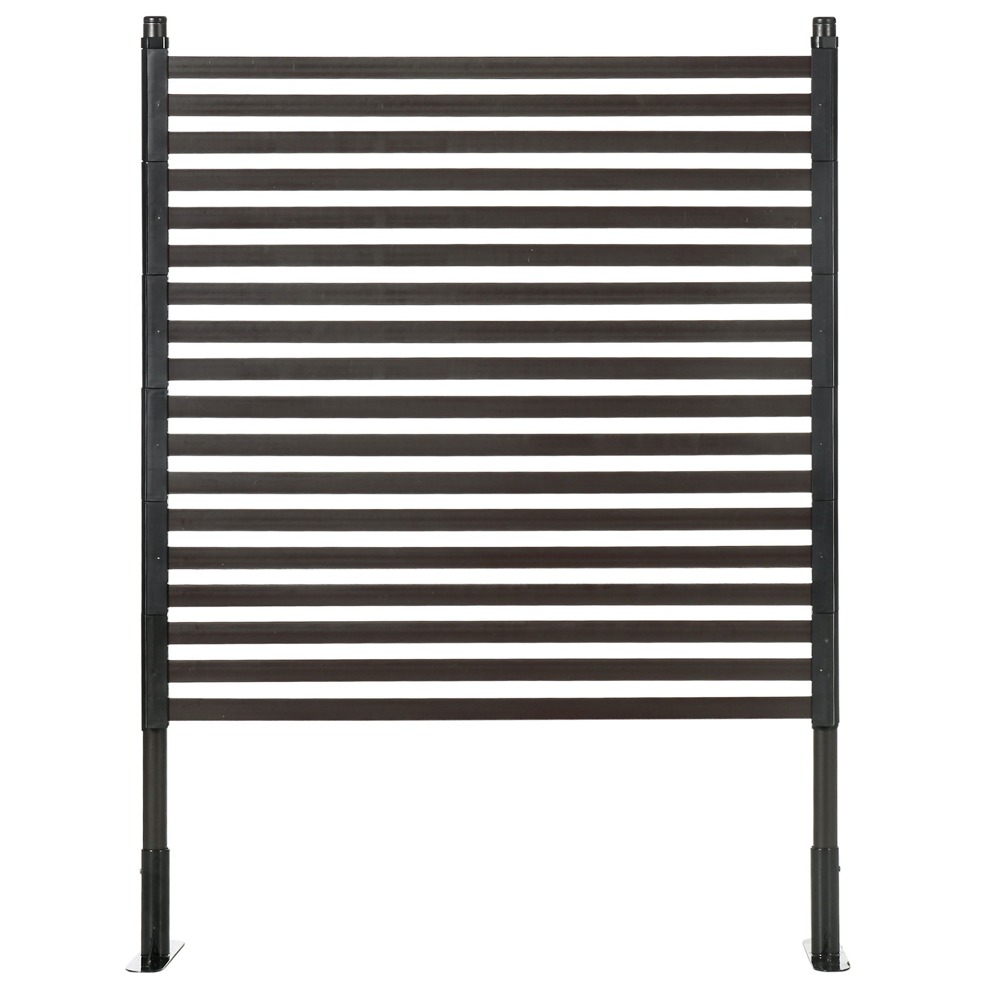 Clotûre de jardin acier avec revêtement PE Outsunny - 7