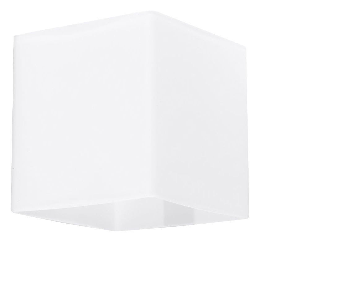 Kinkiet ścienny Rico biały 1xG9x40W wym: 10 x 12 x 12 cm szkło IP20 Sollux Lighting