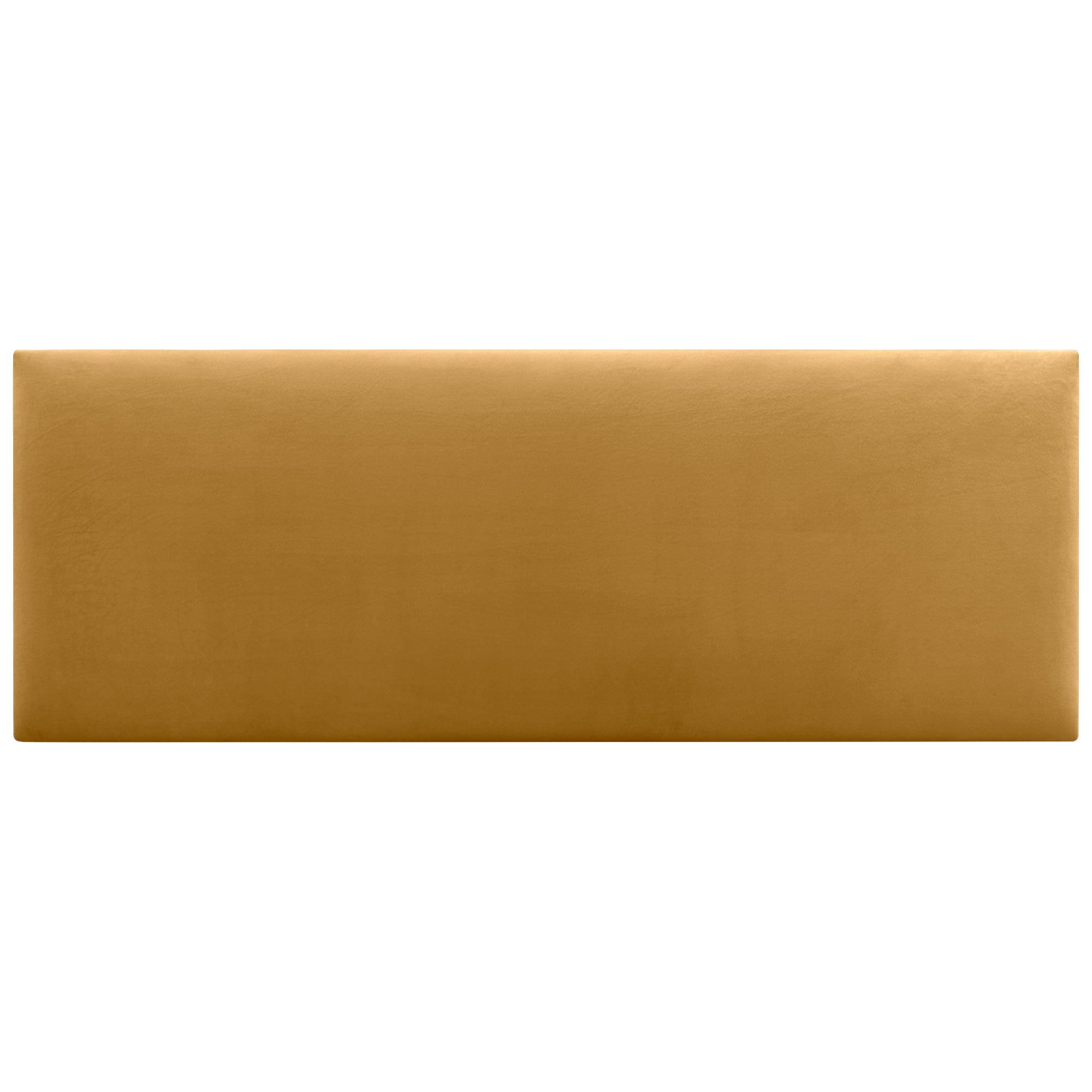 DHOME Testiera in Velluto Liscio Camera da letto Imbottita con Testiera Imbottita Moderna di Fascia Alta (Senape, 150x50cm) - 3