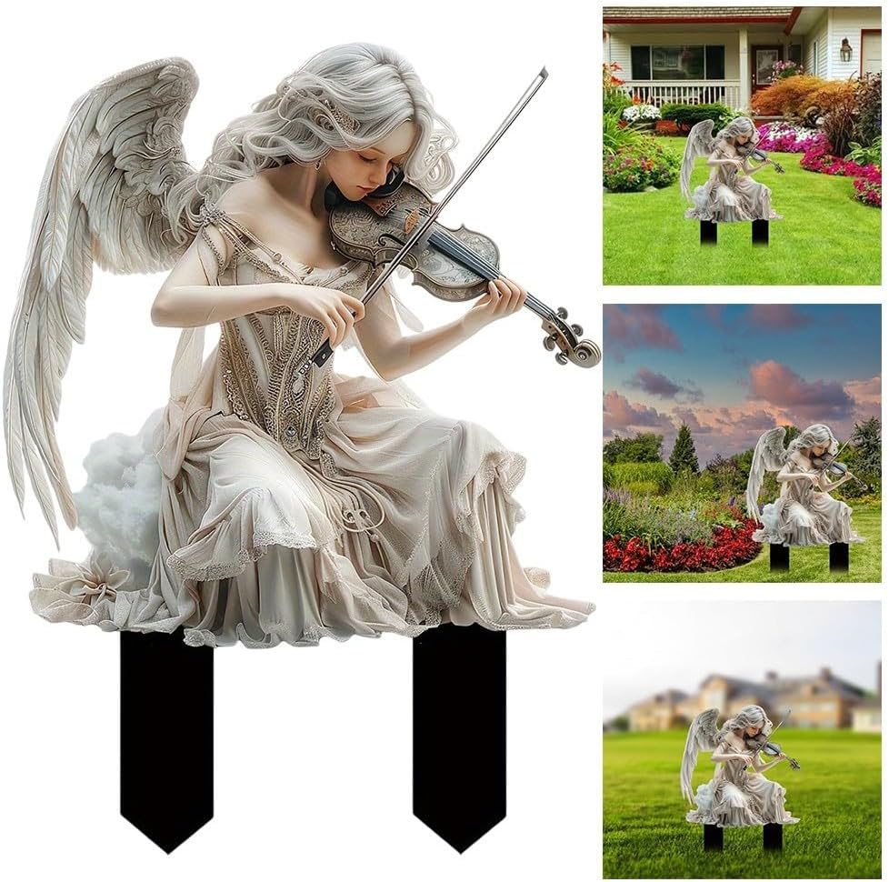 Akrylowa dekoracja w kształcie wróżki, która stworzy czarującą atmosferę w Twoim ogrodzie lub na podwórku