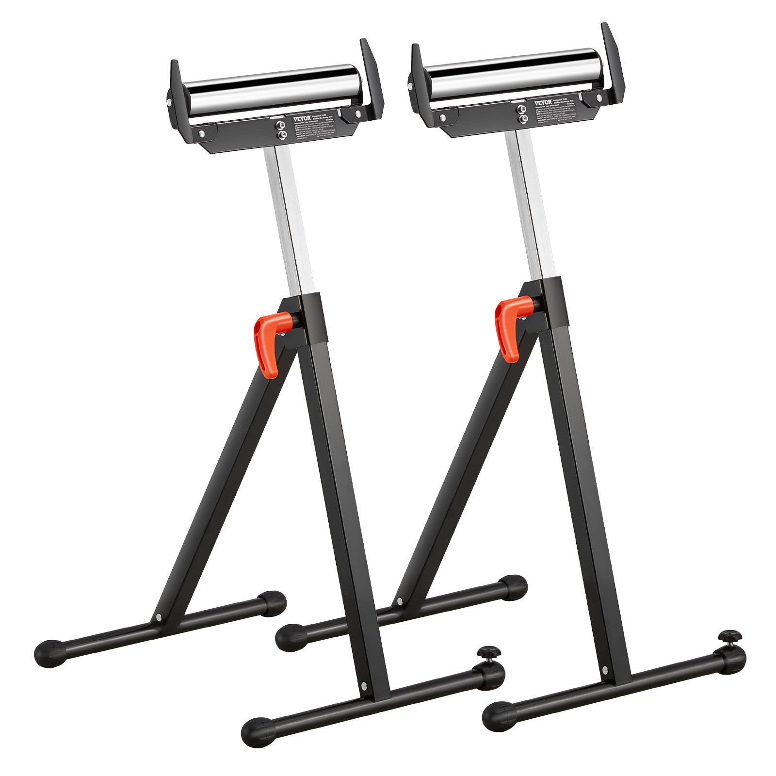 2x stojak rolkowy stojak rolkowy regulowany 68-109cm stojak roboczy składany 113kg VEVOR