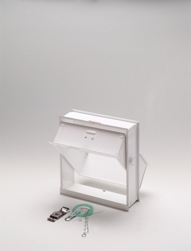 Fenêtre/Chassis basculant d’aeration pour 1 brique de verre de 24x24x8 cm. Dimensions : 26,5x28x8 cm
