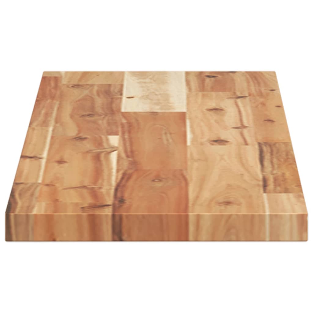 2 pcs Étagères murale | Étagère flottante | Étagères de rangements 100x20x2 cm acacia massif à l'huile CFW79002 - 5
