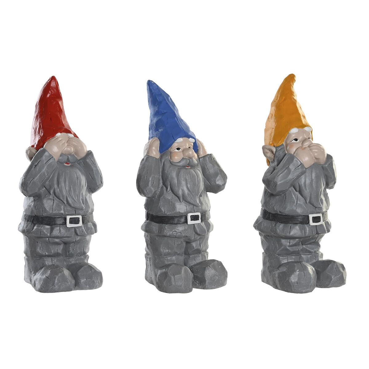 Figura decorativa dkd home decor 25 x 18,3 x 48,2 cm gnomo magnesio