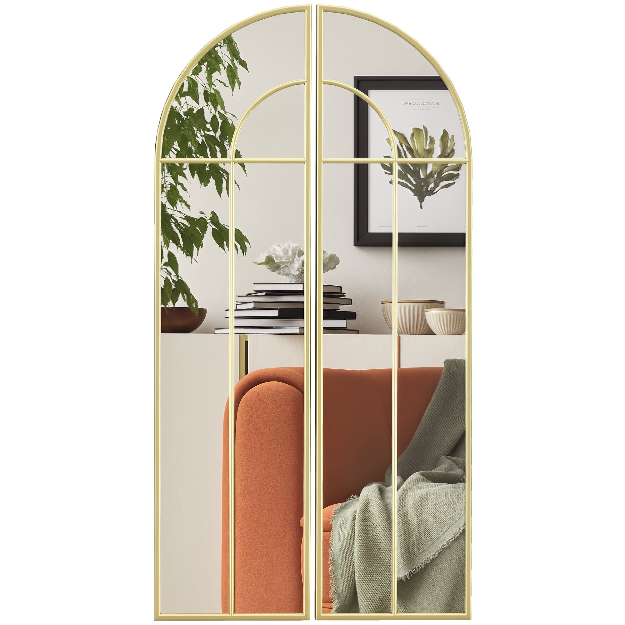 Mirrorize Grand Miroir Rond Bois 76 Cm, Miroir Rond Mural Bois Salle De Bain, Cadre Rond Miroir