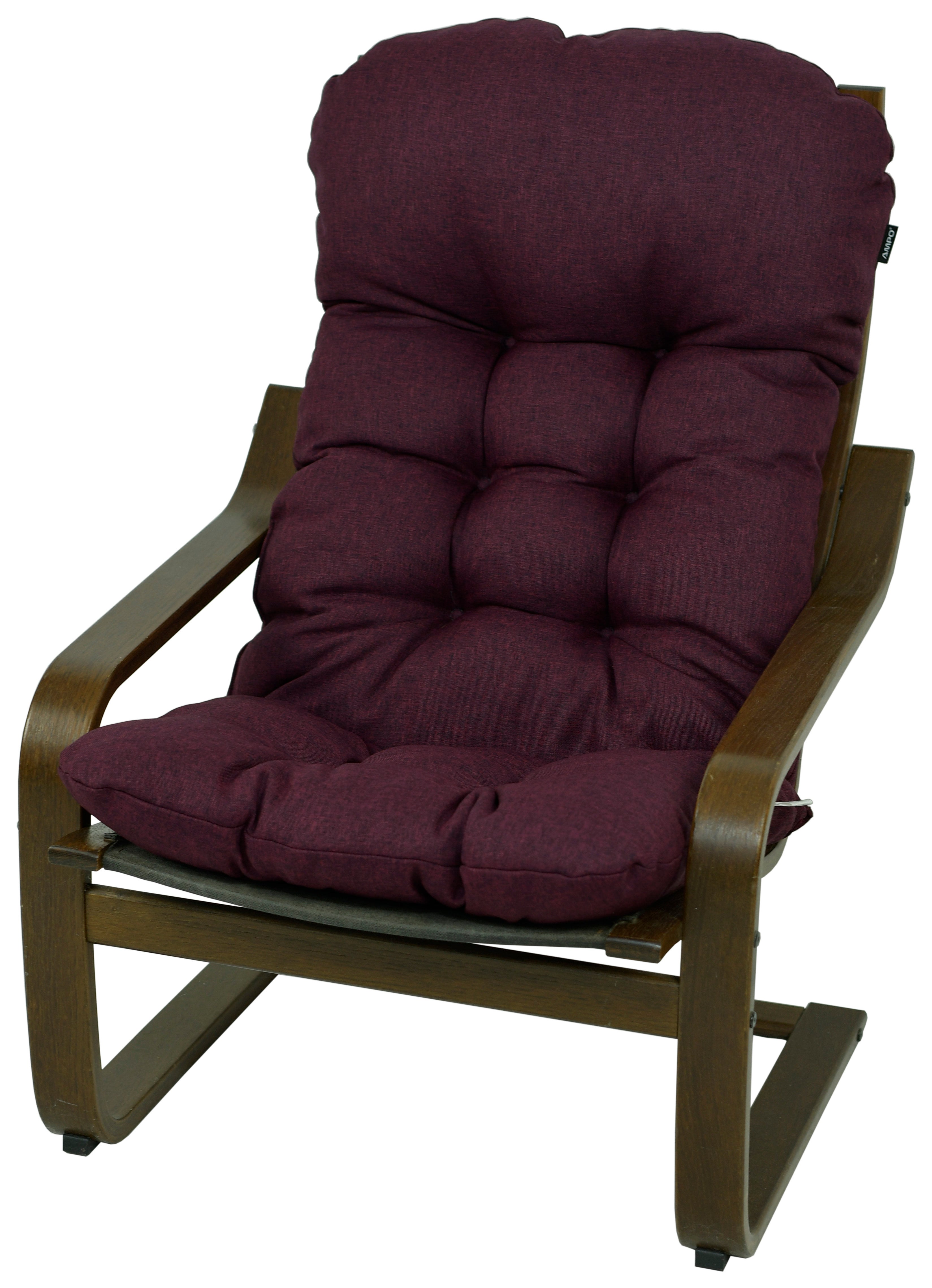 Poduszka na fotel drewniany Poang AMPO fioletowy melanż 1 szt.