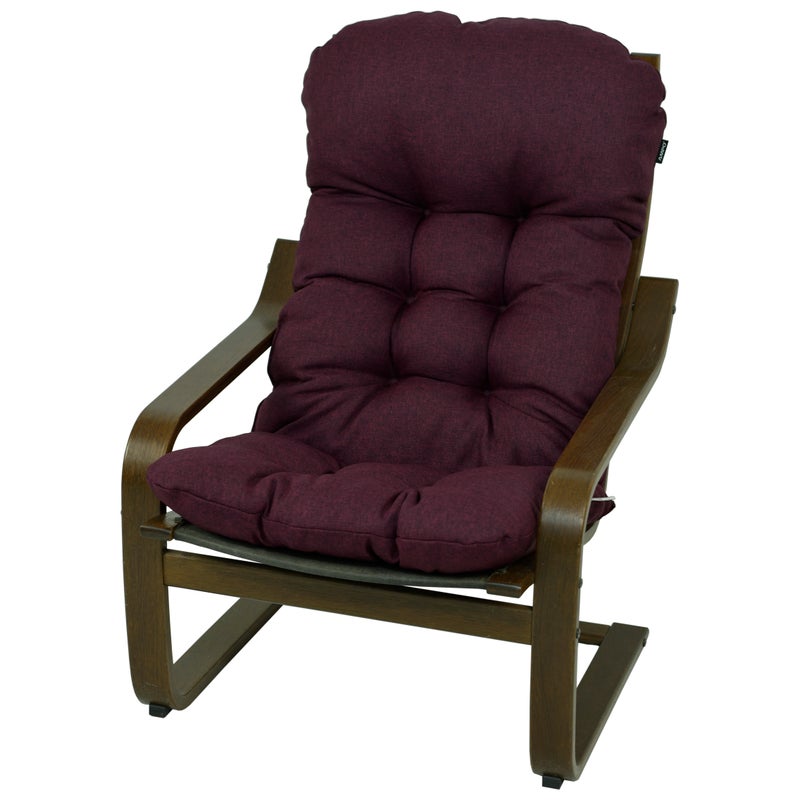 Poduszka na fotel drewniany Poang AMPO fioletowy melanż 1 szt.