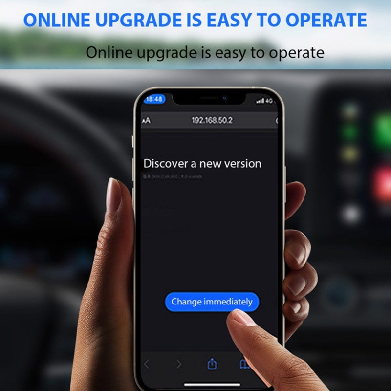 Adattatore wireless CarPlay e Android Auto 2 in 1 - 7