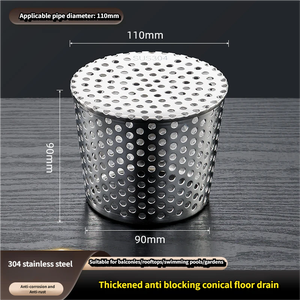 Bouchon de tuyau d'essai de vidange en acier 100 mm