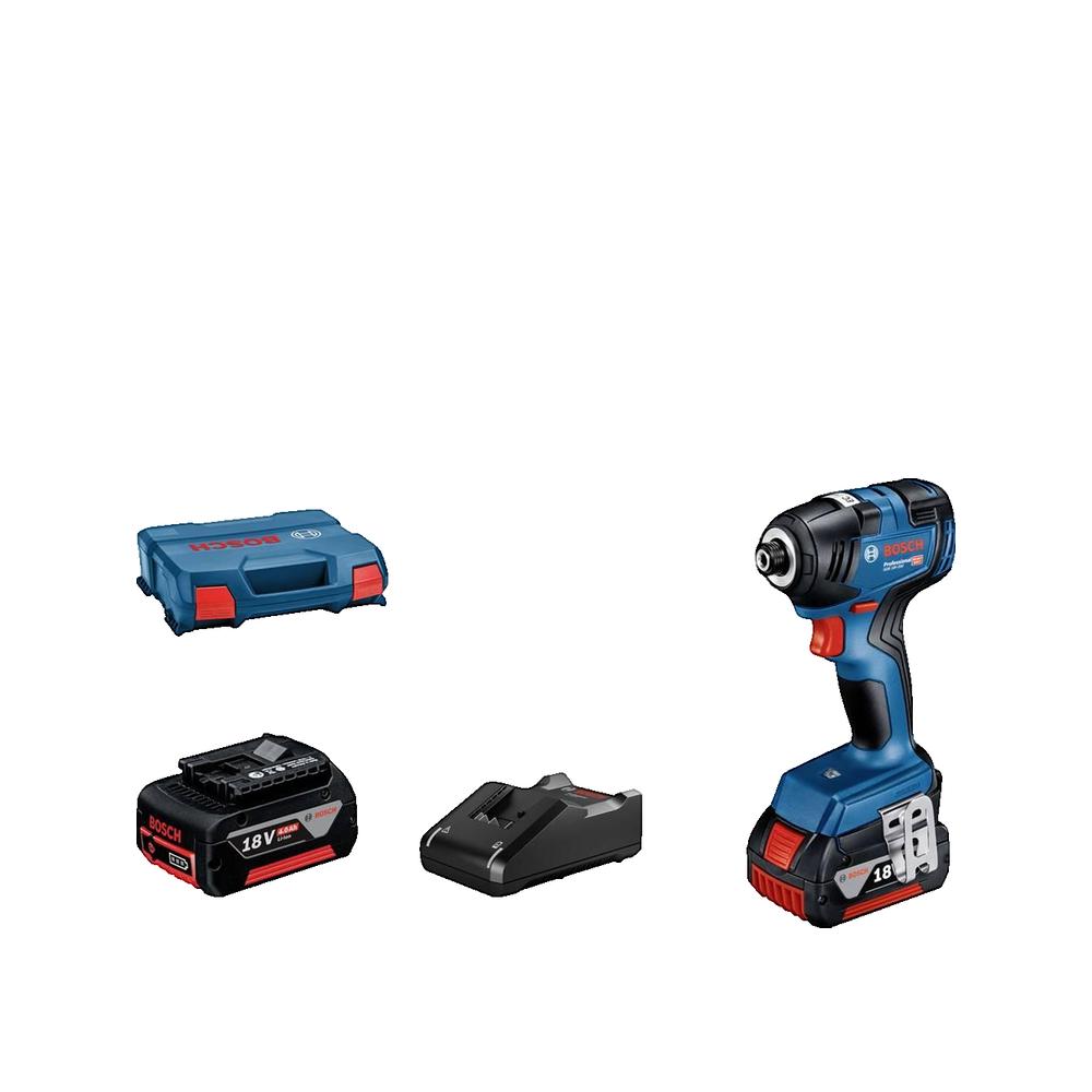 Klucz udarowy Bosch GDR 18V-200 Profesjonalny Akumulator 4 Ah, Kompaktowy