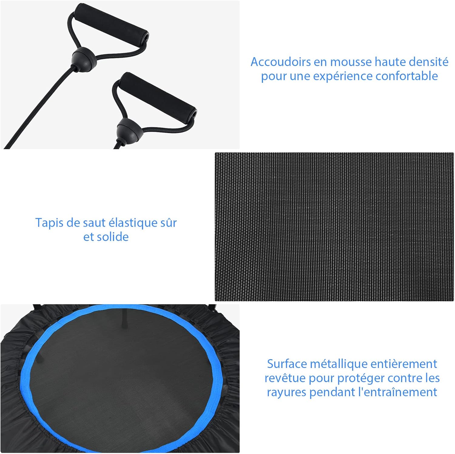 Mini trampolini fitness, trampolini per esercizi indoor