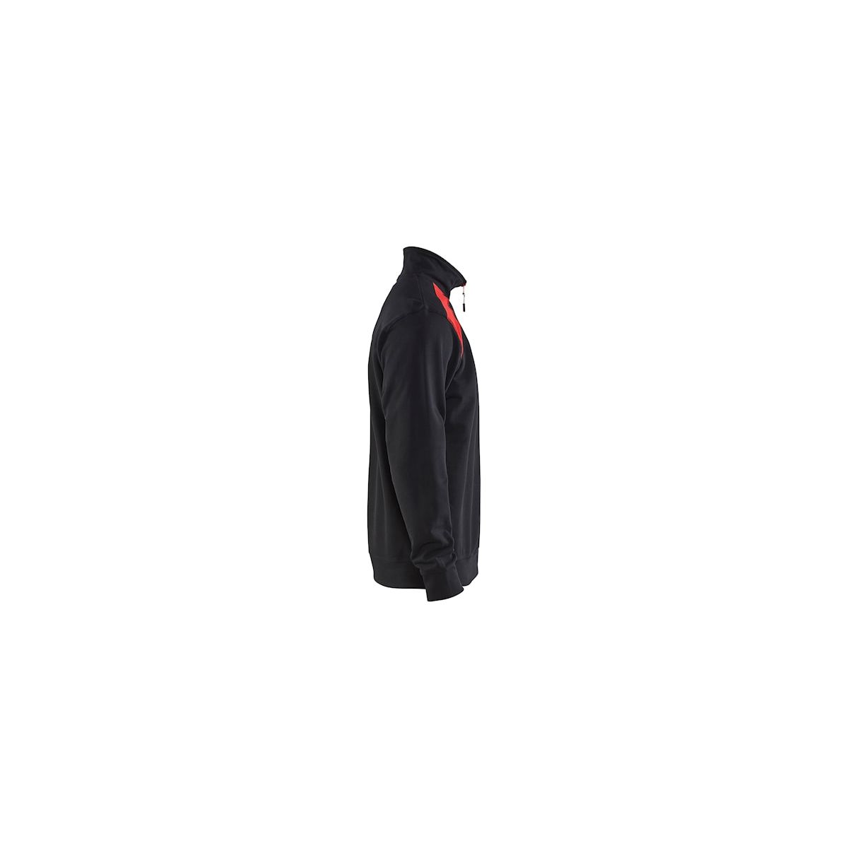 Sweat col camionneur bicolore Noir/Rouge - Blaklader - Taille S - 4