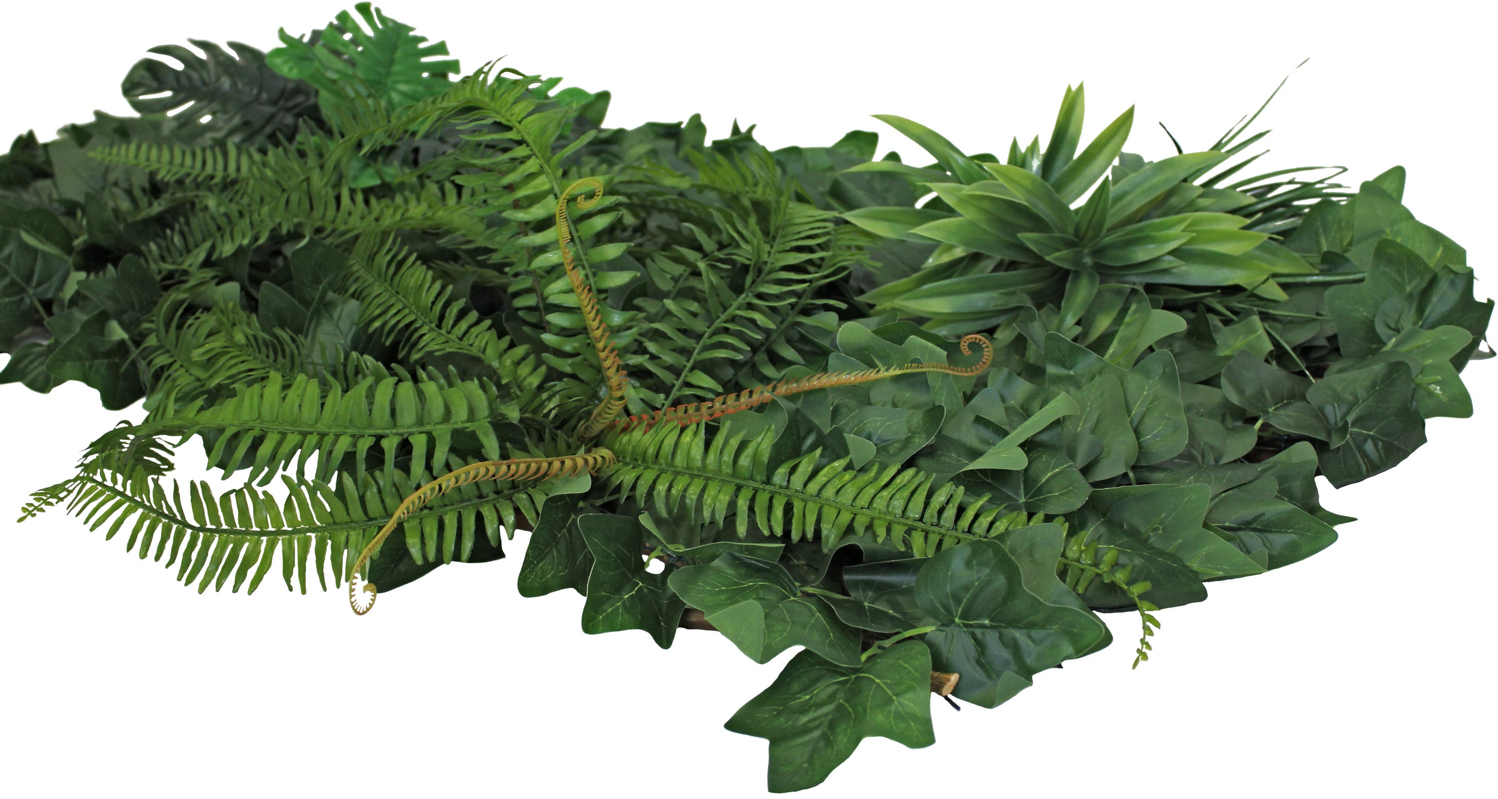 Grigliato estensibile in rattan verde 100x150 cm - 2