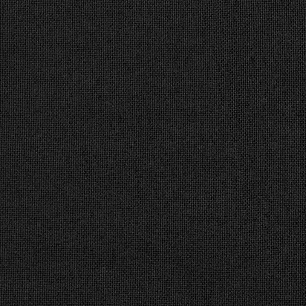 Zasłony stylizowane na lniane, 2 szt., czarne, 140x175 cm vidaXL - 4