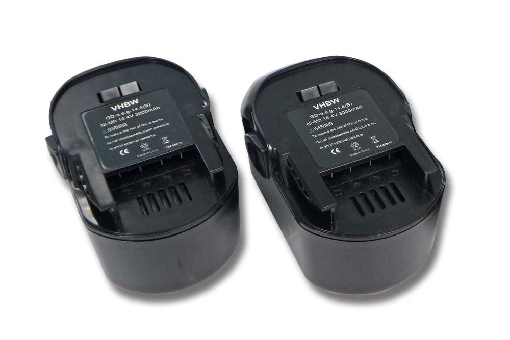 Vhbw 3x Ni-MH Batteria 2000mAh (12V) compatibile con Apparecchio