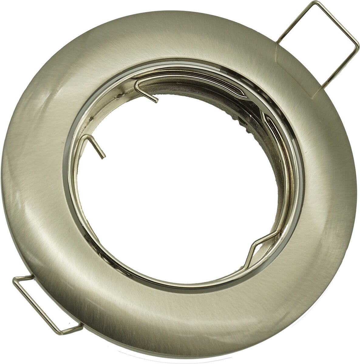 Oprawa sufitowa wpuszczana oczko srebrne satyna 1xGU10x50W okrągła ruchoma IP20 wym: 2,8 x 8,5 x 8,5 cm aluminium IdeaLED