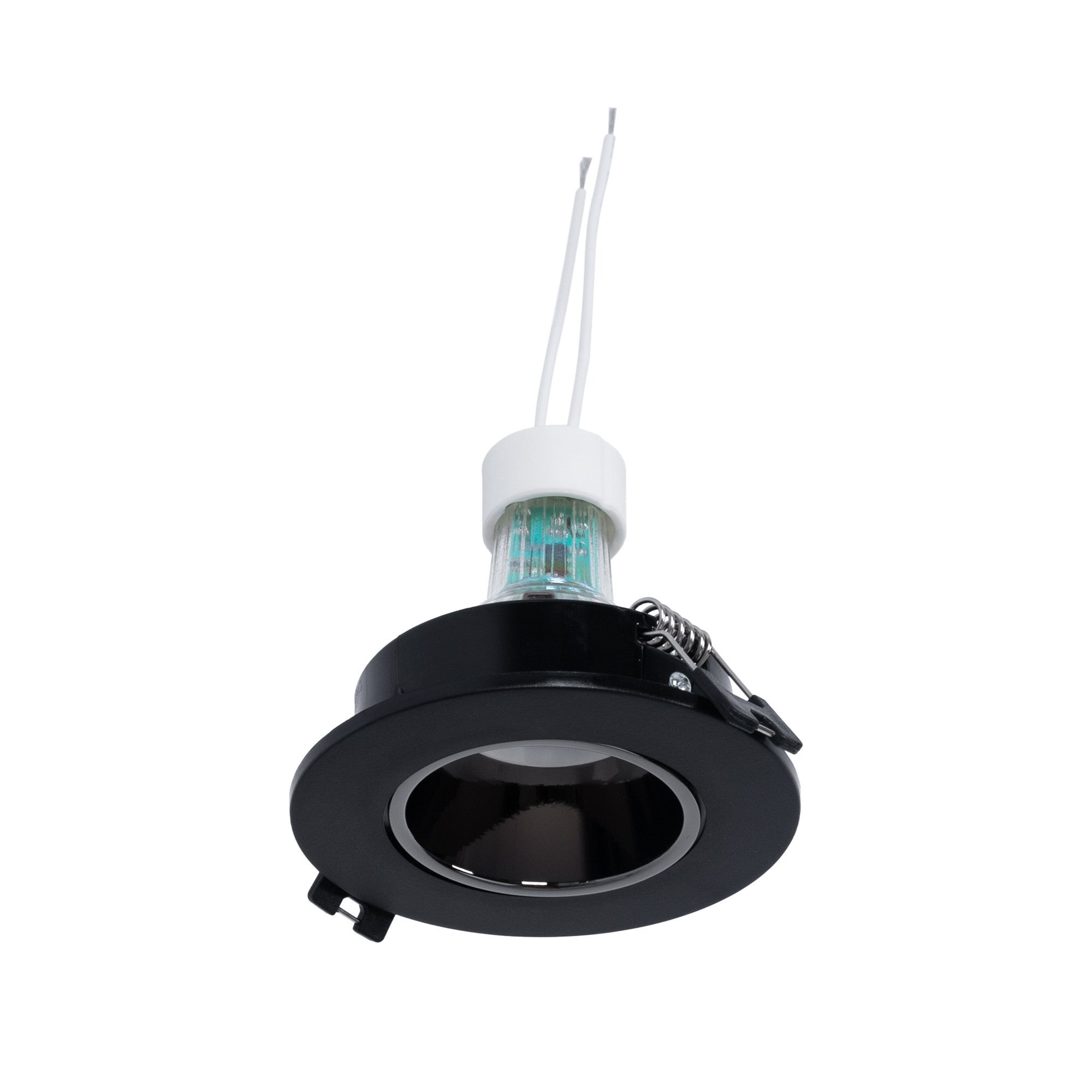 Foco De Techo Empotrable Doro - ACB - Downlight Cuadrado, Aluminio Blanco/negro, 1xGU10