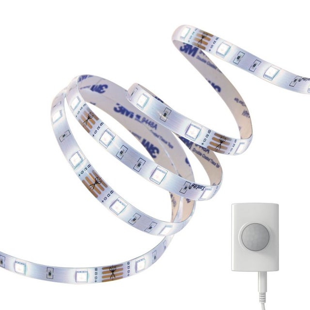 Xanlite - Ruban LED lumineux à LED Rechargeable - 1 mètre - Détection de mouvement et ouverture de porte - 200 lumens - Blanc neutre - LSAK1RDCW