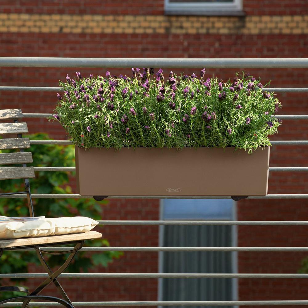 Pot Balconera Color 80 - kit complet, muscade - 80 cm - 4