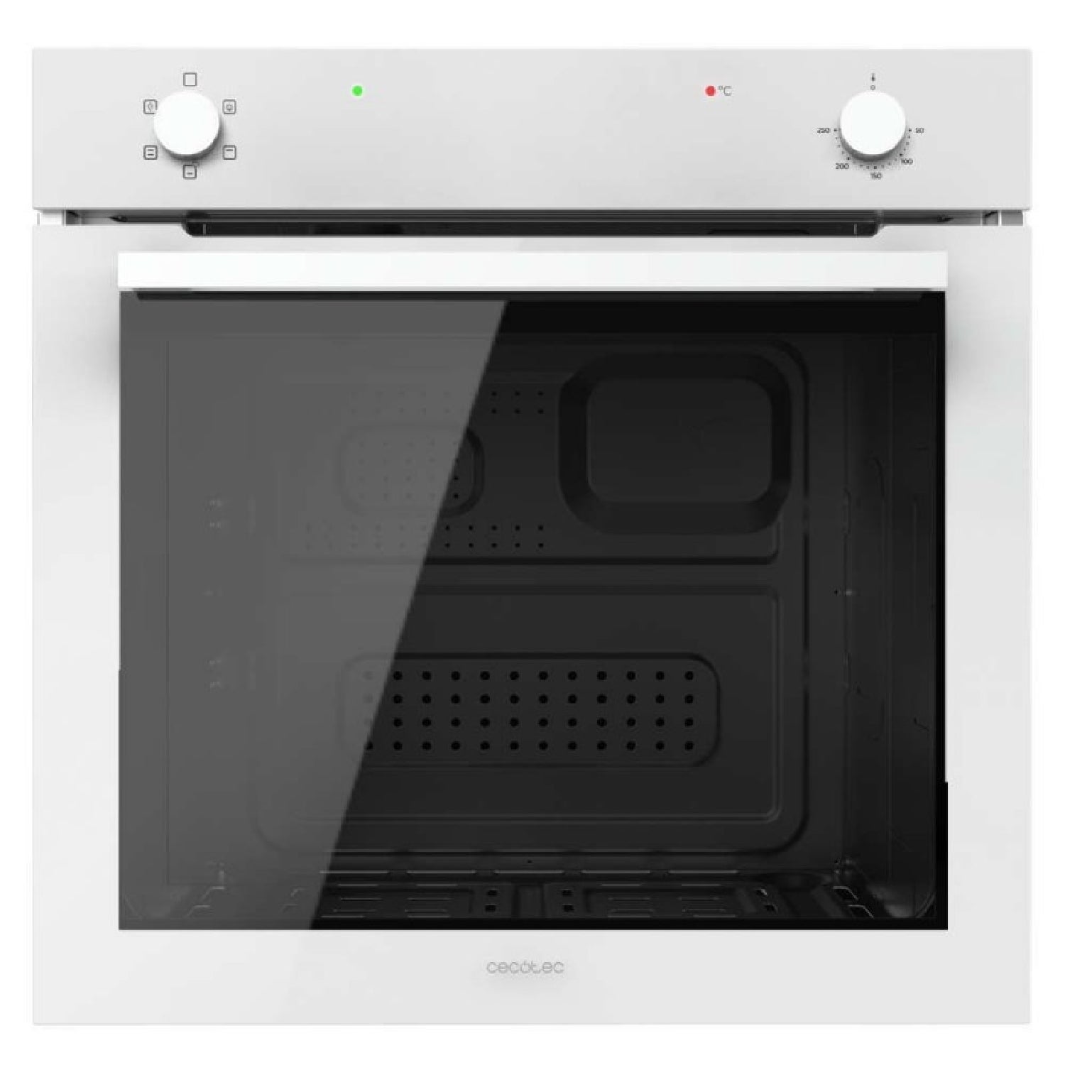Cecotec Four Intégrable Multifonction Conventionnel de 80L Bolero Hexa C126400 Glass White. 2800W, 5 Fonctions, Basse - 6